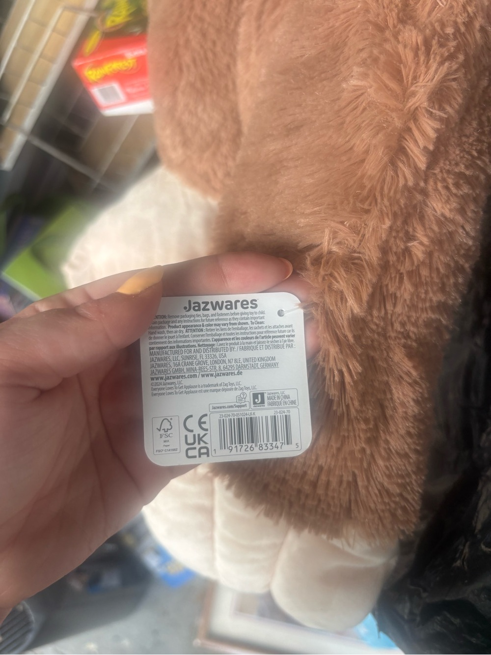 Monkey plush - Picture 5 of 5